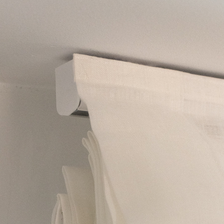 Estor Lino Estructurado Blanco opacidad Baja