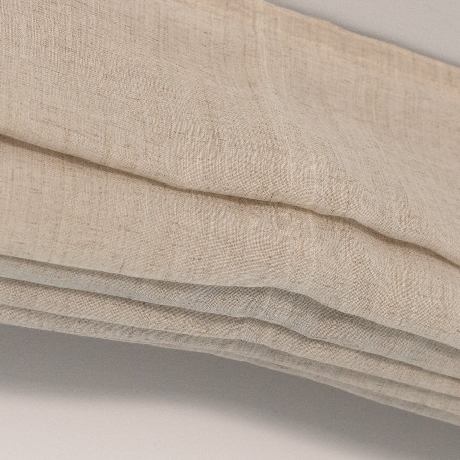 Estor Lino Estructurado Natural opacidad Baja