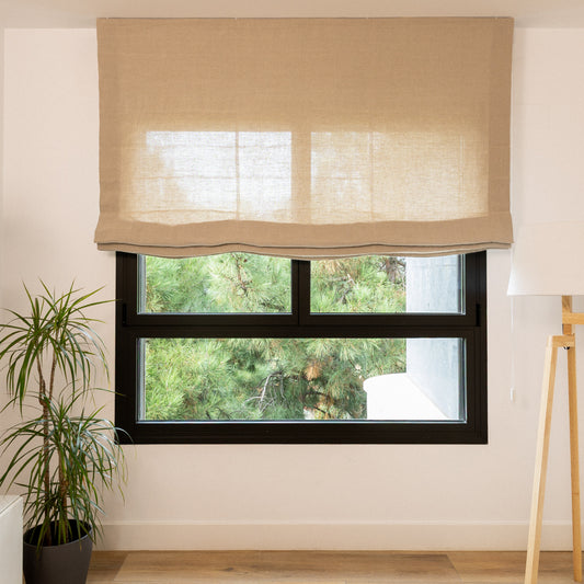 Estor 100% Lino Natural opacidad Media